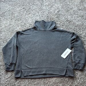 Marika Gray Cowl Neck Sweatshirt